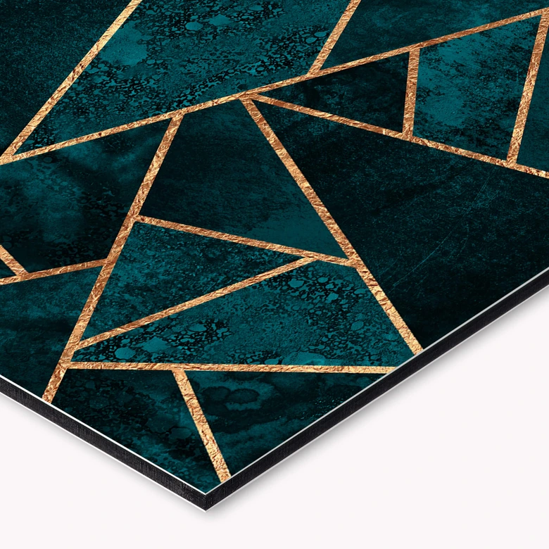 Küchenrückwand Fredriksson - Blau-grüner Edelstein 