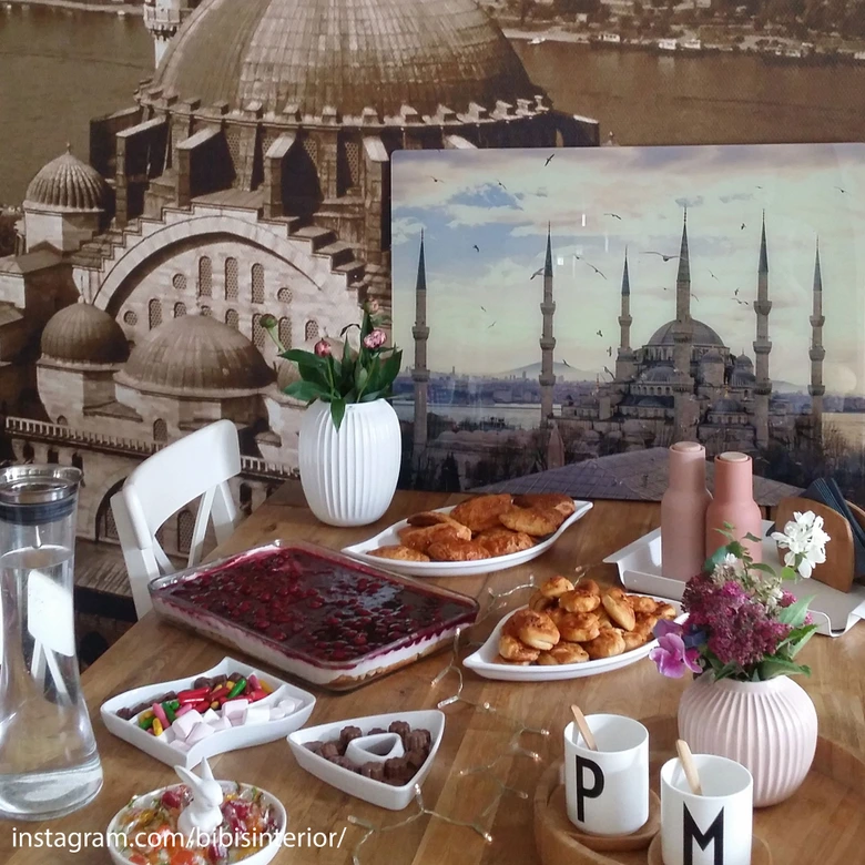 Glasbild Blaue Moschee 