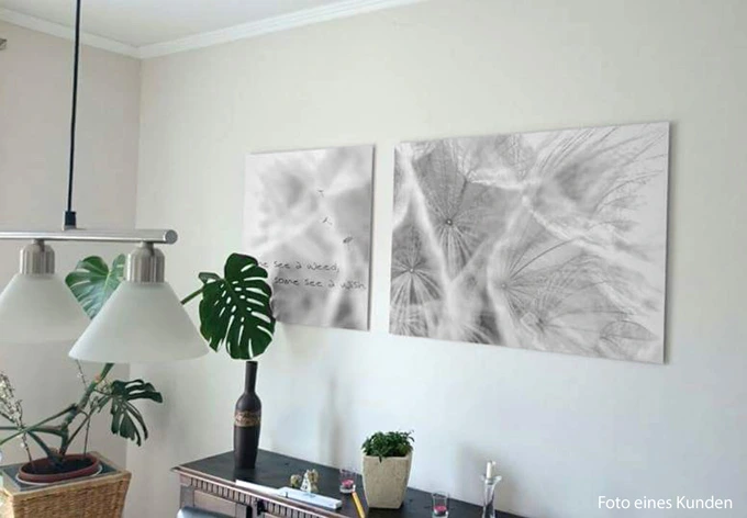 Wandbild Some see a weed... (2-teilig) 