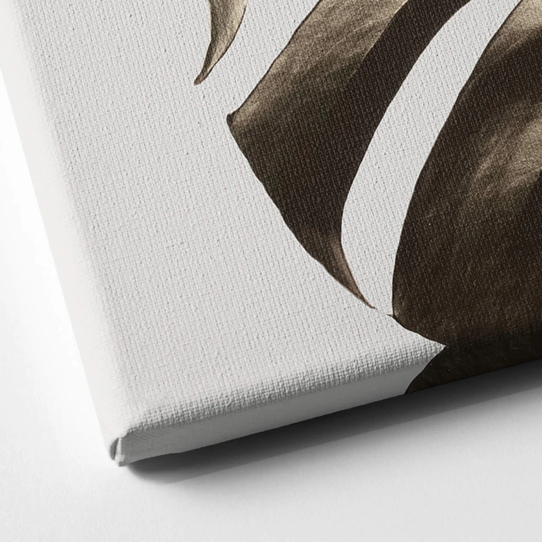 Lienzo 1X Estudio - Monstera dorada 