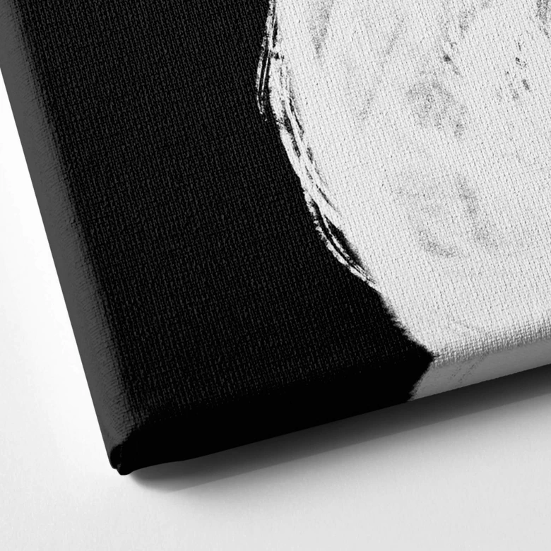 Leinwandbild 1X Studio - Lichtspiel in Schwarz-Weiß 