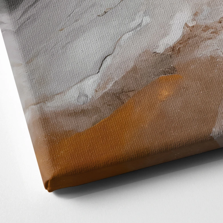 Leinwandbild Himmel und Erde in fließenden Farben | Abstrakte Kunst - Alpenglow Workshop 