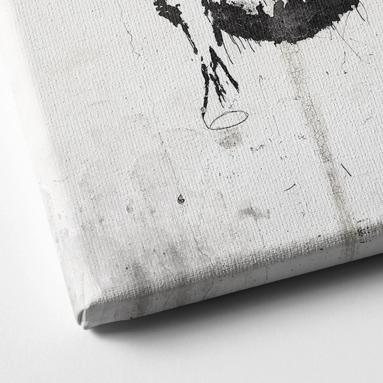 Tableau sur toile Banksy - Flower thrower 