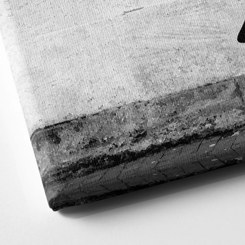 Canvas schilderij Banksy - Meisje met ballon - Panorama 