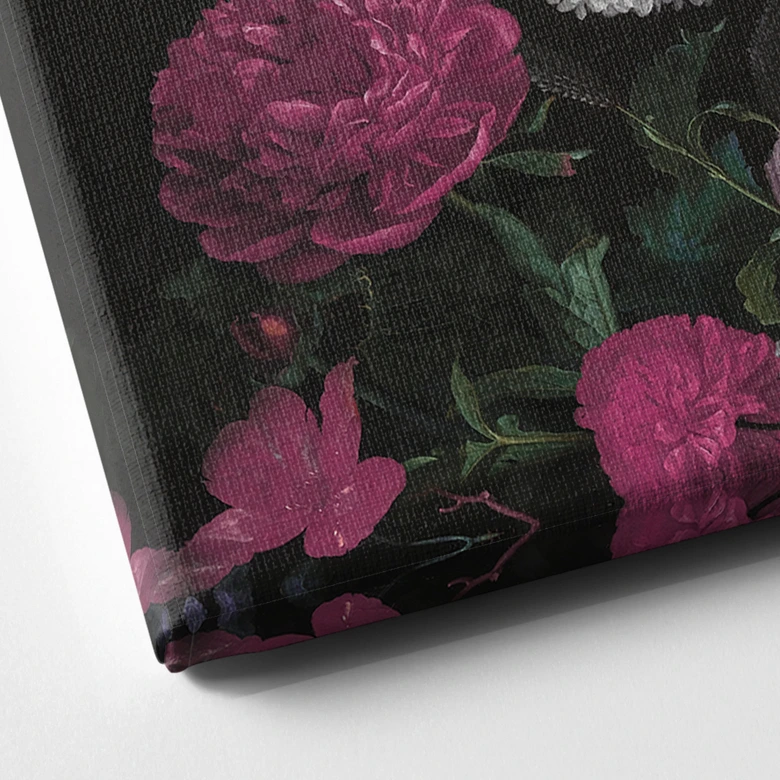 Leinwandbild Stillleben - Florales Bouquet im Mignon-Stil - Bloomery Decor 