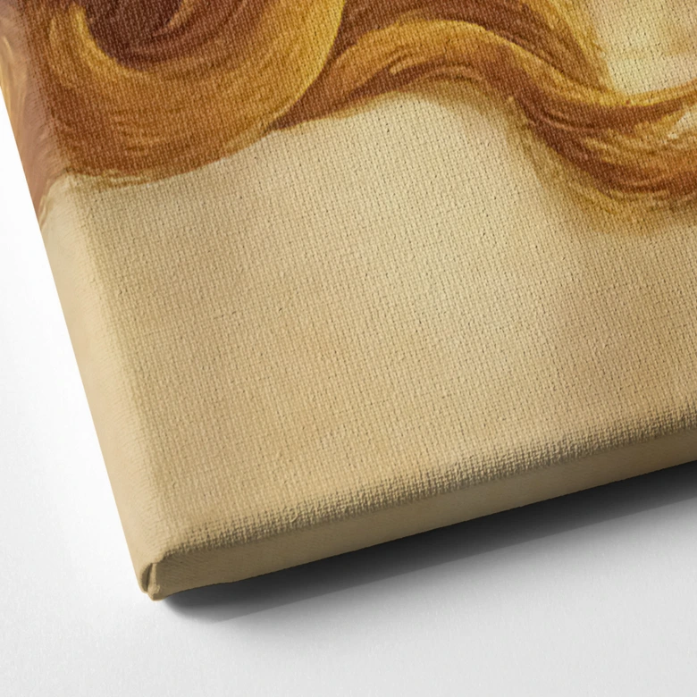 Leinwandbild Portrait der Venus - Inspiriert von Botticelli 