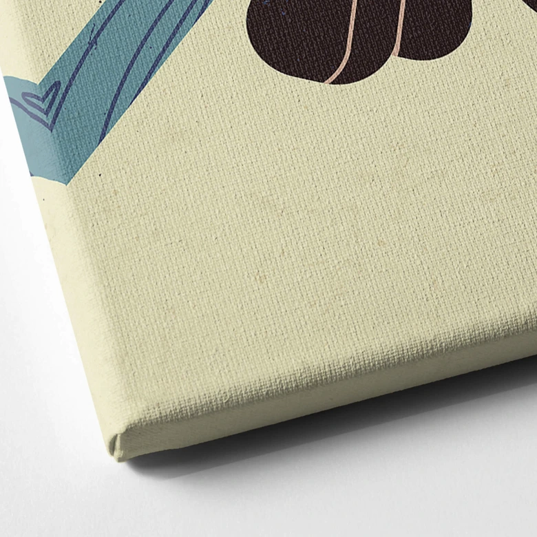 Obraz na płótnie Tropikalny ptak - Tukan - Brązowy 