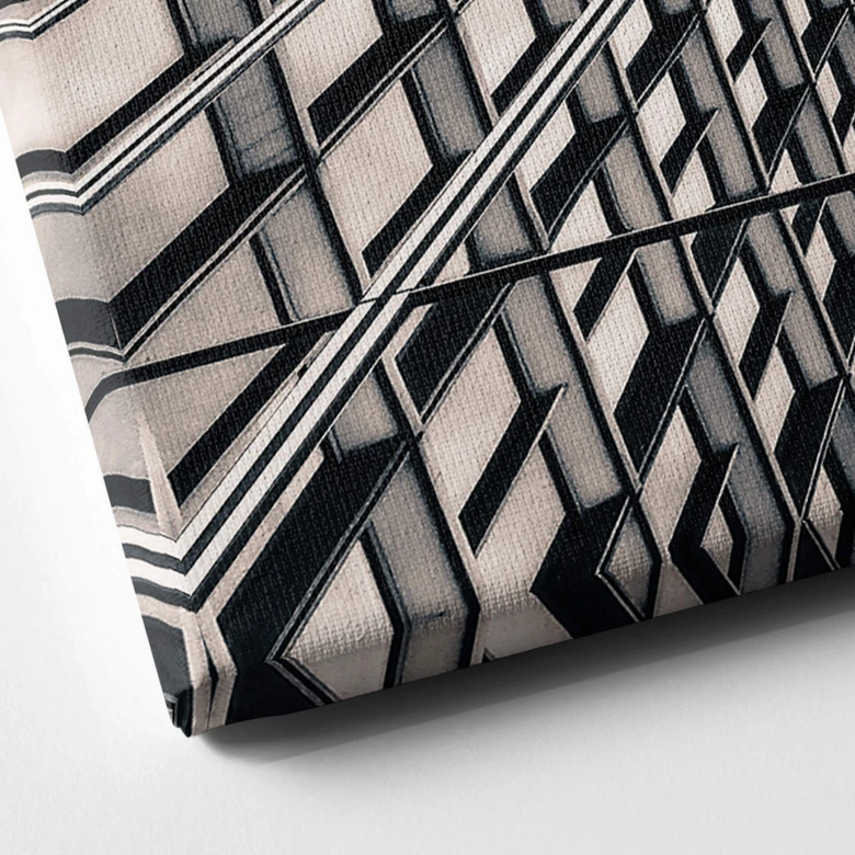 Obraz na płótnie Brown - Wieżowiec 