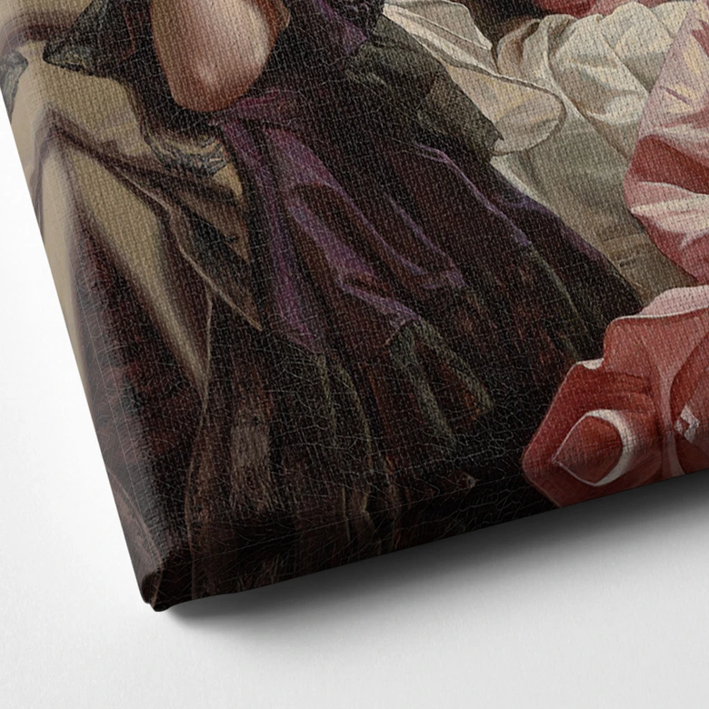 Lienzo Ponte a mi nivel - Inspirado en Winterhalter - Retrato de Leonilla 