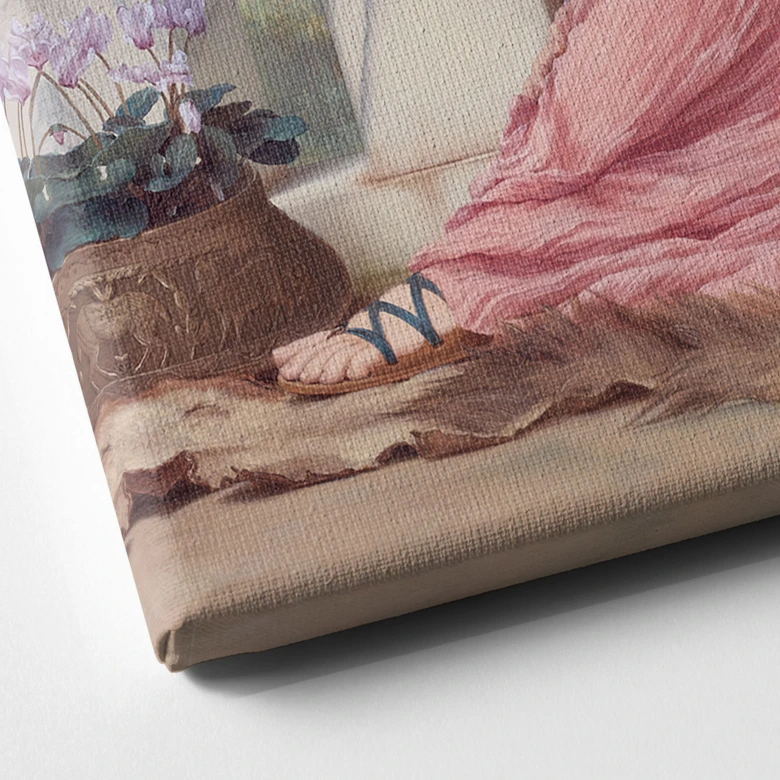 Lienzo Just Chillin - Inspirado por John William Godward 