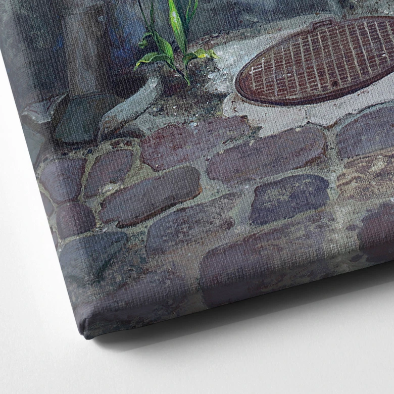 Leinwandbild Kurt Ard - Großstadt-Mirakel (1960) - 70x100 cm 