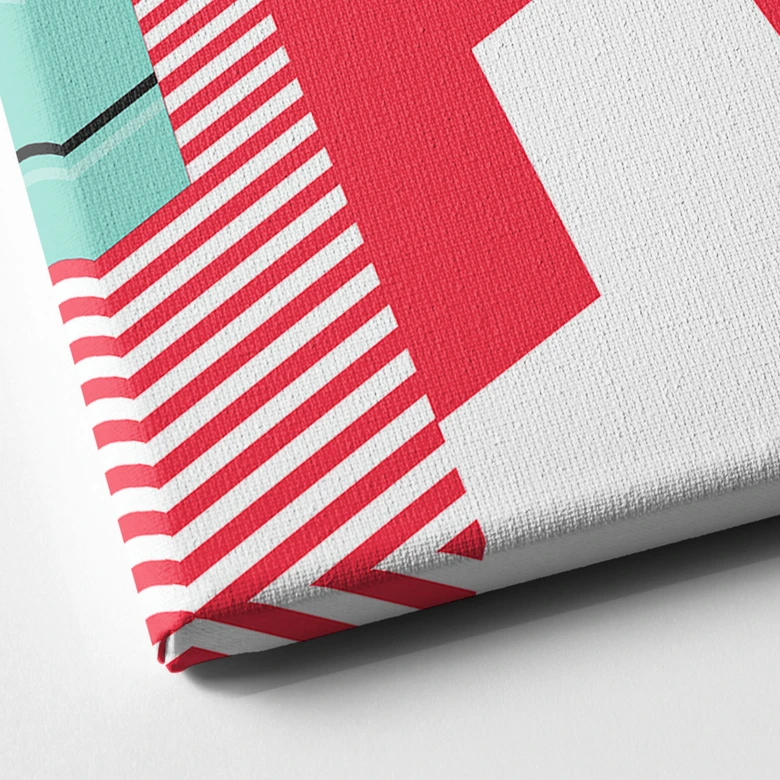 Leinwandbild Rote Fassade mit Feuertreppe in New York - Heemskerk 