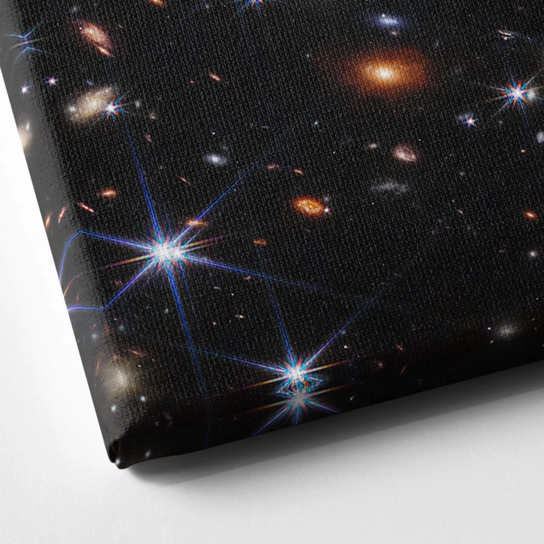 Lienzo Telescopio James Webb - Campo profundo 