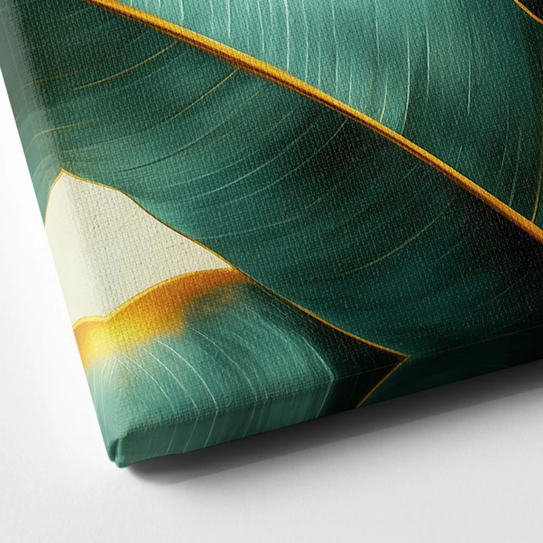 Obraz na płótnie Egzotyczne liście bananowca - Jaszke 