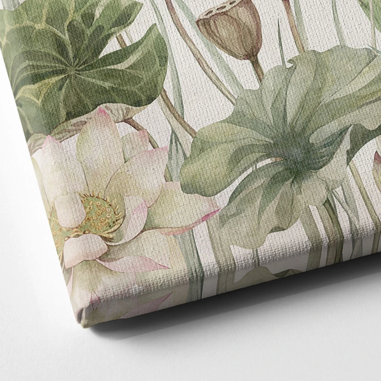 Canvas Kikkerorkest op waterlelies - Kikki Belle 