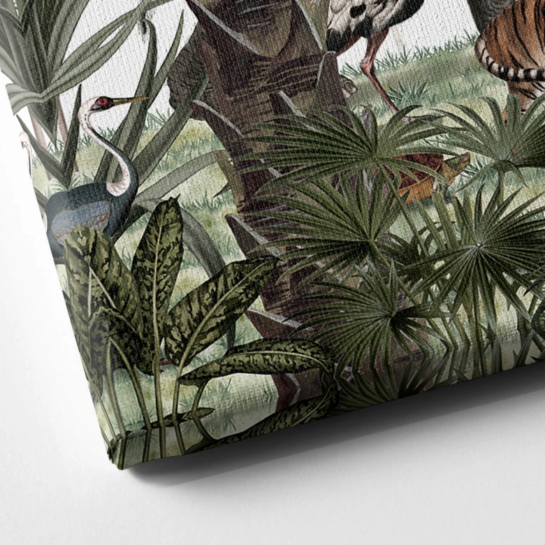Leinwandbild Kikki Belle - Königreich der Tiere 
