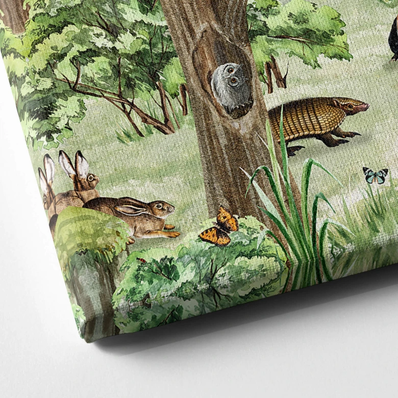 Leinwandbild Kikki Belle - Wald Suchbild 