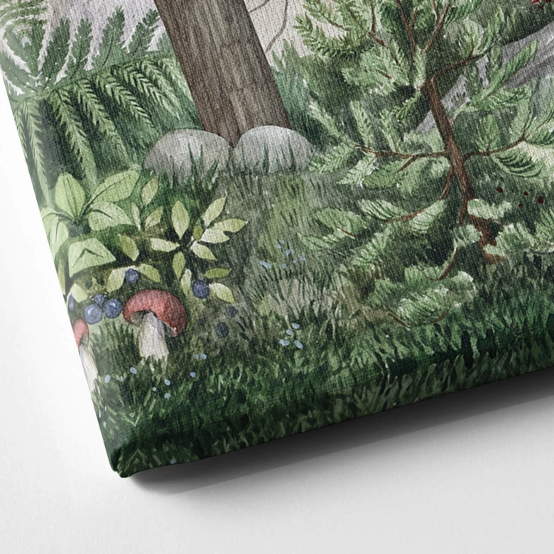 Leinwandbild Kikki Belle - Waldspaziergang 