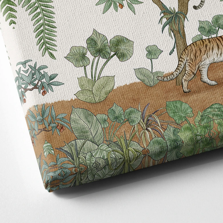 Lienzo objeto oculto animales de la selva - Kikki Belle 