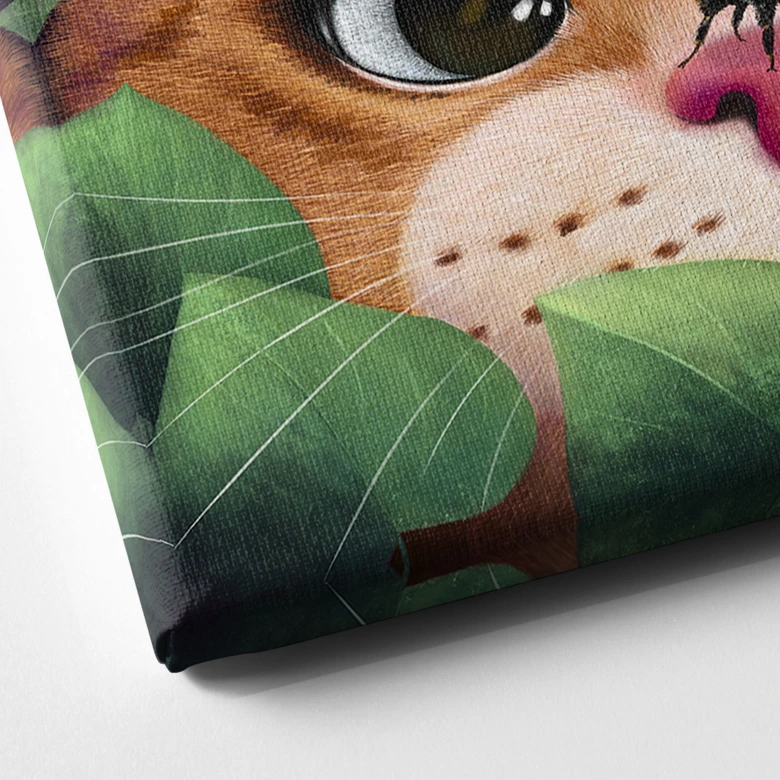 Lienzo Dulce gato en el monte - Korenkova 