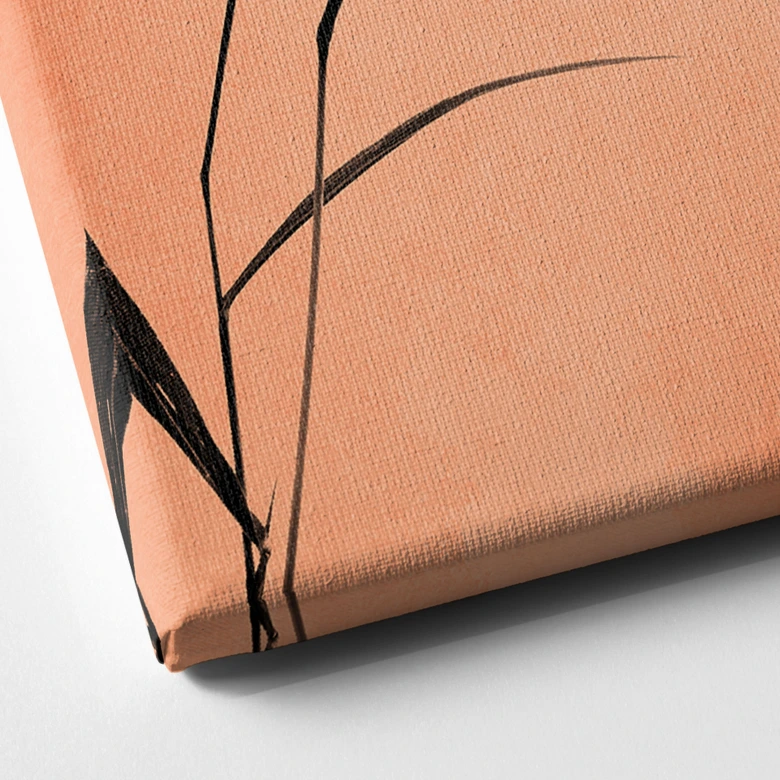 Canvas  Siv i ferskenfarvet solskin - Kubistika 