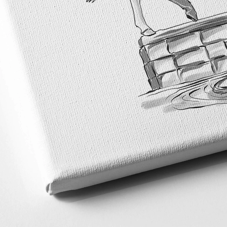 Obraz na płótnie Kolonia - Czarno-biały - Pokochaj swoje miasto 