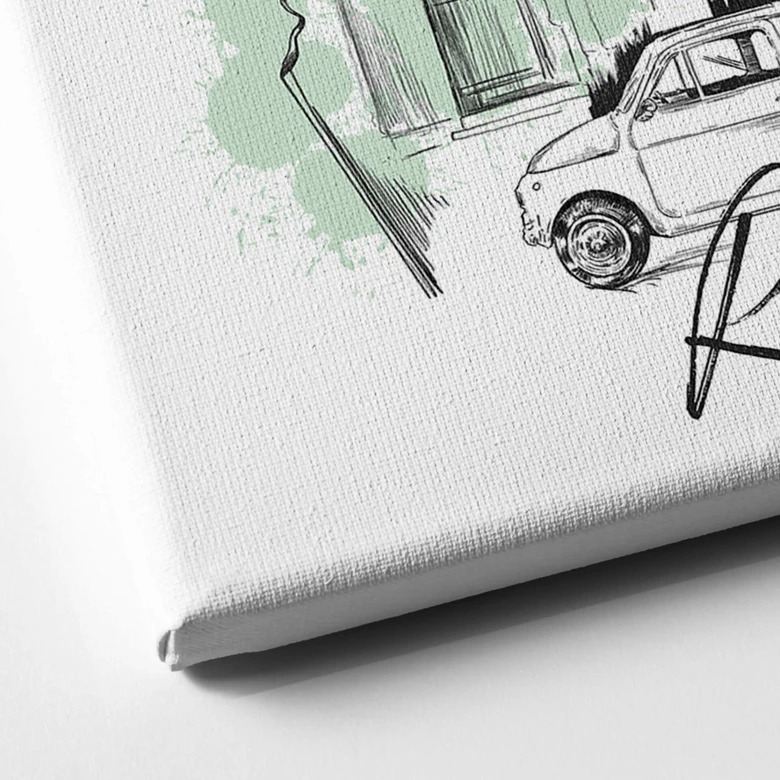 Canvastavla Roma - Älska din stad 