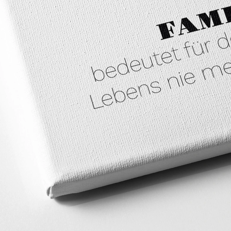 Personalisierbares Leinwandbild Monatsblume März 