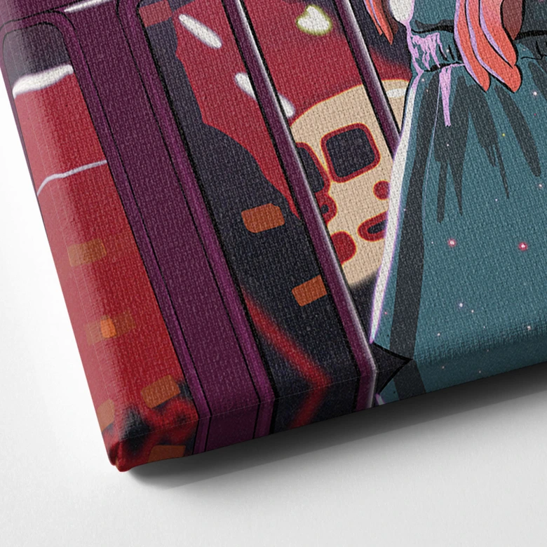 Leinwandbild Mädchen auf einem Balkon in Japan | Feminismus - Oliveira 