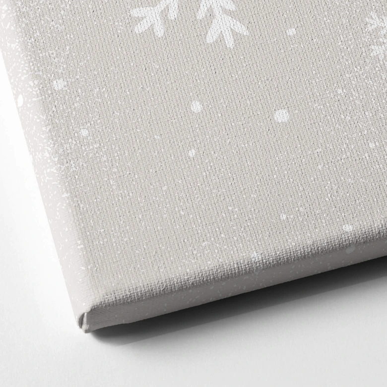 Leinwandbild Winter - Schneeflocken - Orara Studio 