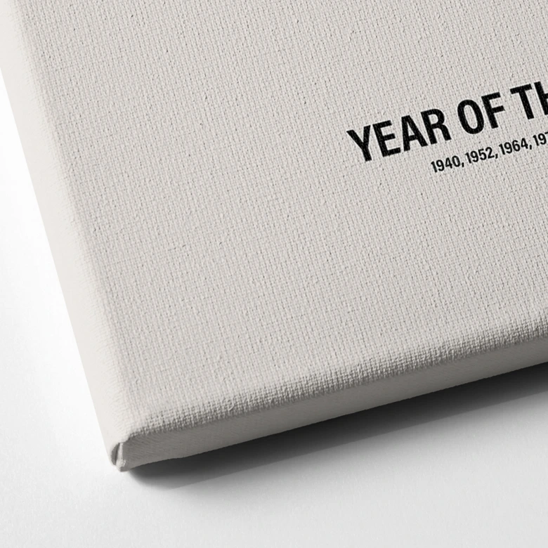 Canvas Chinees dierenriemteken - Jaar van de Draak - Paperago 