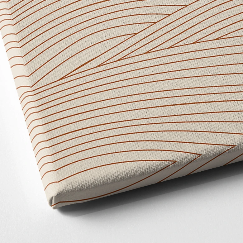 Leinwandbild Sonnenaufgang über der abstrakten Wüste - Playell 