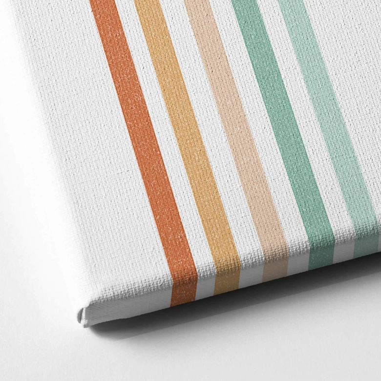 Leinwandbild Regenbogen Boho 