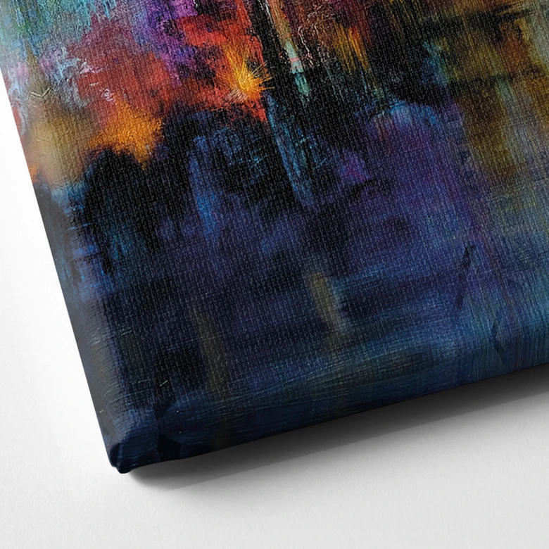 Obraz na płótnie abstrakcyjne miasto - Schmucker 