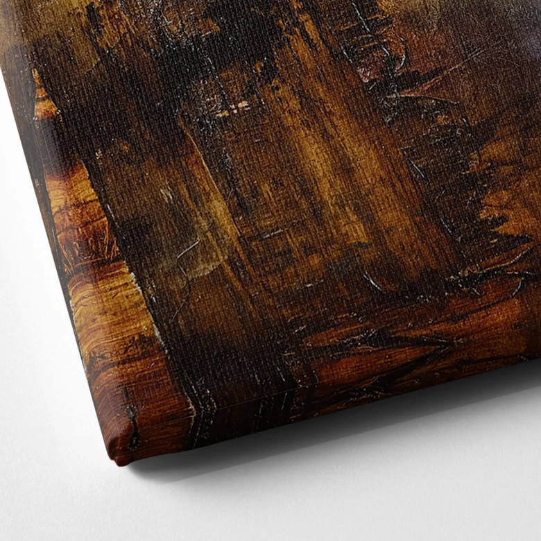 Leinwandbild Bernsteinlicht und Schatten - Schmucker 