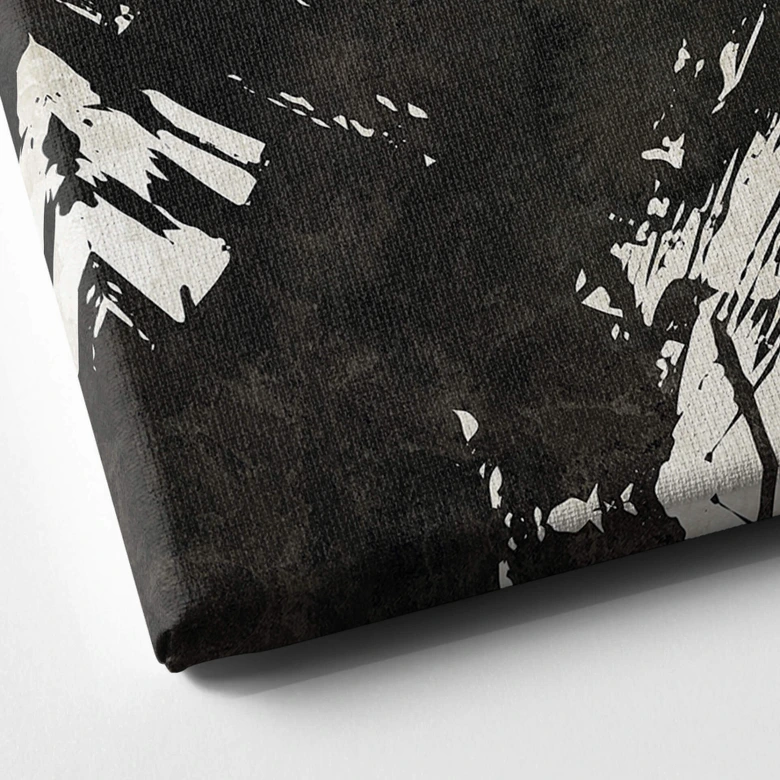 Canvas SpaceFrog Designs - Gouden Kraanvogels - Japandi 