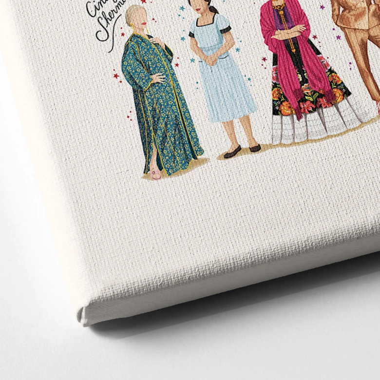 Canvas  Berømte kvinder i kunsten - Tohmé 
