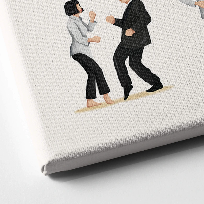 Tableau sur toile Tohmé - Dance mythique de Pulp Fiction 