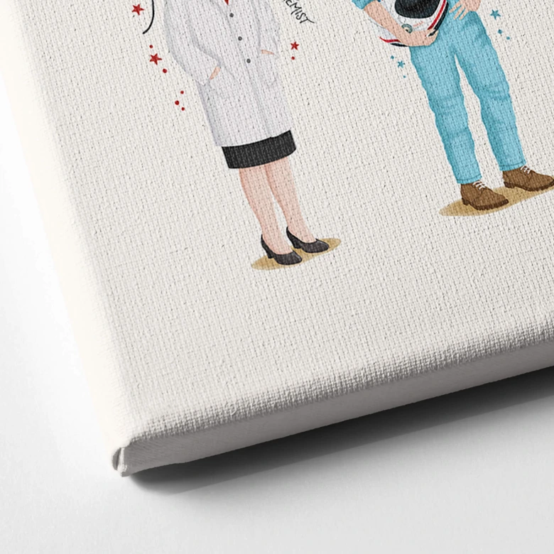 Leinwandbild Tohmé - Women of Science 
