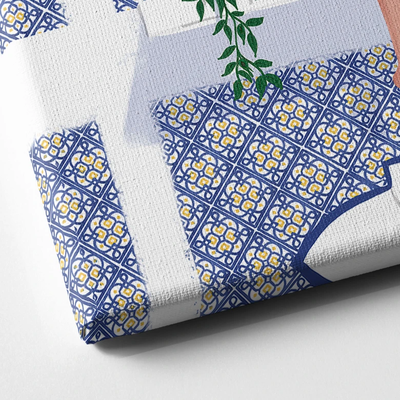 Canvastavla Semester på balkongen - Tomljanovic 