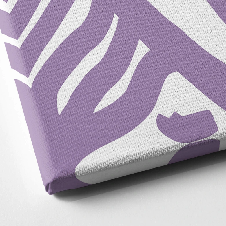 Lienzo Treechild - La belleza del silencio en púrpura 