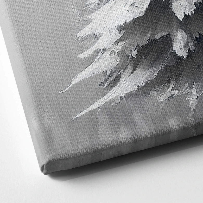 Canvas  Sneklædt juletræ - Treechild 