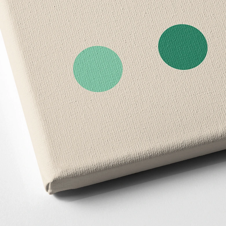 Canvas, Leinwandbild Bauhaus Mavi Daire - Tunaboylu 