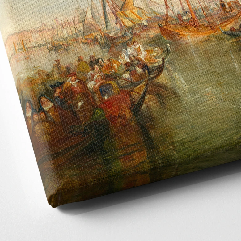 Leinwandbild Turner - Venedig, Dogana und S. Giorgio Maggiore 