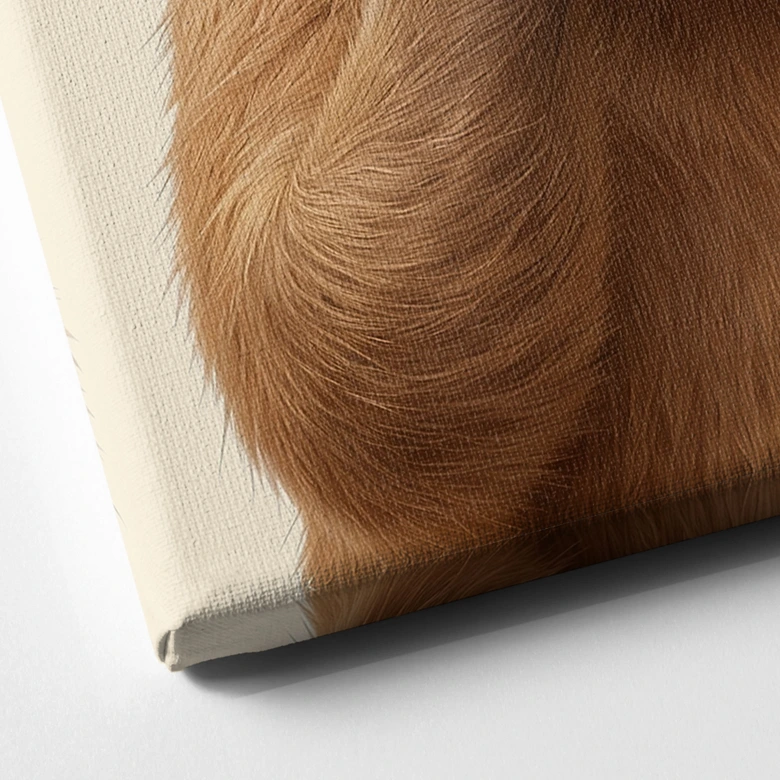 Leinwandbild Überraschtes Capybara 