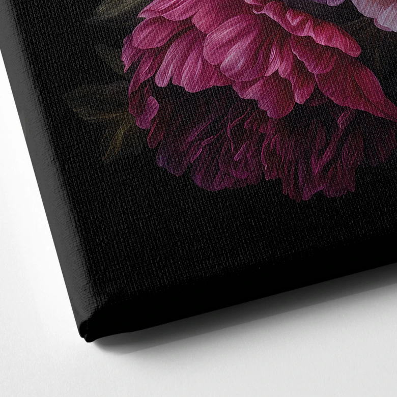 Canvas Print Bouquet of flowers with peonies - UN Designs 