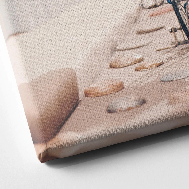 Canvas Print Sandman on a Bicycle 