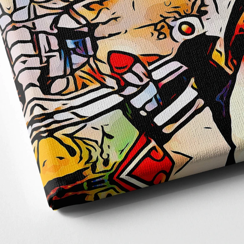 Leinwandbild Zamart - Kandinsky trifft London Big Ben 