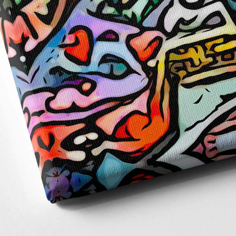 Leinwandbild Zamart - New York Empire State Building - Rizzi-Stil 