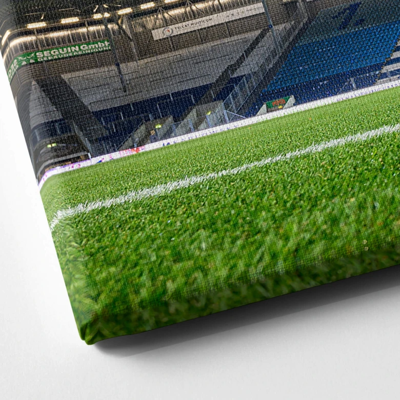 Leinwandbild 1. FC Magdeburg - Stadion bei Nacht - Panorama 